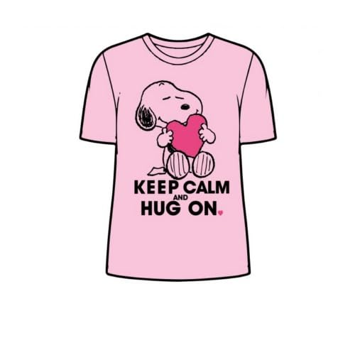 Camiseta Snoopy Pink Adulto Mujer