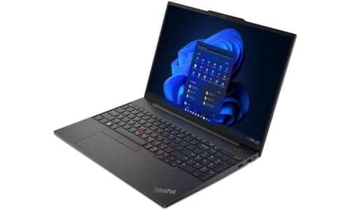 Lenovo Thinkpad E16 Intel? Core? I7 I7-1355U Computer Portatile 40,6 Cm [16] Wuxga 16 Gb Ddr4-Sdram 512 Gb Ssd Wi-Fi 6 [802.11Ax] Windows 11 Pro Nero 
