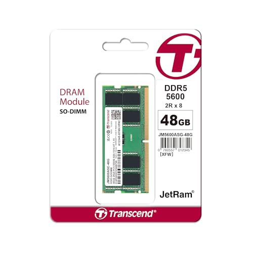 Transcend Jetram - Ddr5 - Modul - 48 Gb - So Dimm 262-Pin (Jm5600Ase-48G)