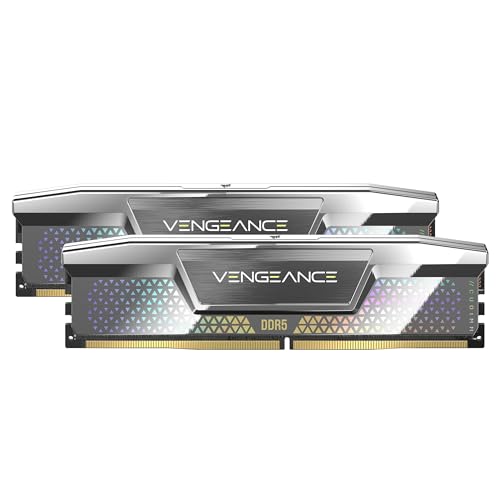 Corsair Vengeance Ddr5 Cudimm 48Gb (2 X 24Gb) Ddr5 8400Mhz Cl40-52-52-135 1.40V Intel Xmp Memoria Per Computer Desktop – Argento (Cmkc48Gx5M2X8400C40)