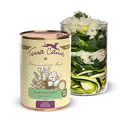 Terra Canis Green Detox, Vaso Da Giardino, 400 G, Integratore Alimentare Per Cani Di Alta Qualità, 100% Per Alimenti Di Tutte Le Materie Prime
