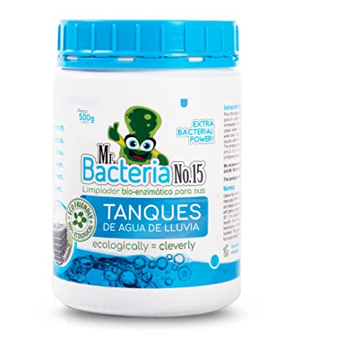 Mr. Bacteria No.15 Trattamento Pulizia Bio-Enzimatico Per Serbatoi E Cisterne Di Acque Bianche, Cisterne Dell'Acqua E Conteniore Acqua Piovana, Vasche