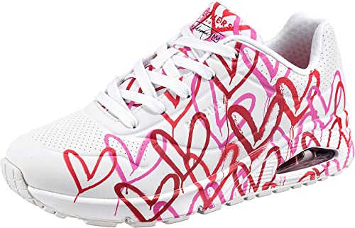 Skechers Uno Spread The Love, Sneaker Donna, Bianco, 40 Eu