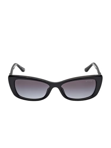 Guess Women Gu00156-H01B55 Sunglass, Occhiali Donna, Nero Lucido, 55