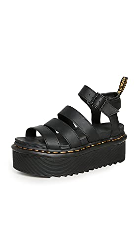 Dr. Martens 3 Strap Sandal, Donna, Black, 40 Eu