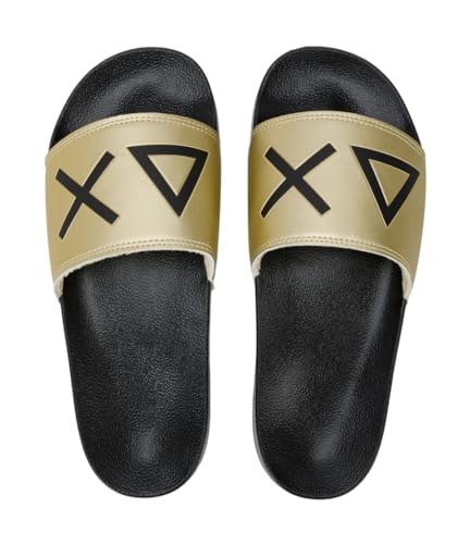 Sun68 Ciabatte Slippers Logo X35102 Oro 46