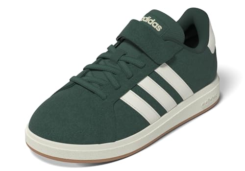 Adidas Grand Court 00S Shoes Kids, Scarpe Unisex-Bambini E Ragazzi, Collegiate Green Off White Gum10, 12.5 Uk Child