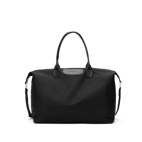 Carlheim Haven Handbag, Travel Sports Spacious, Nylon, Black, X-Large
