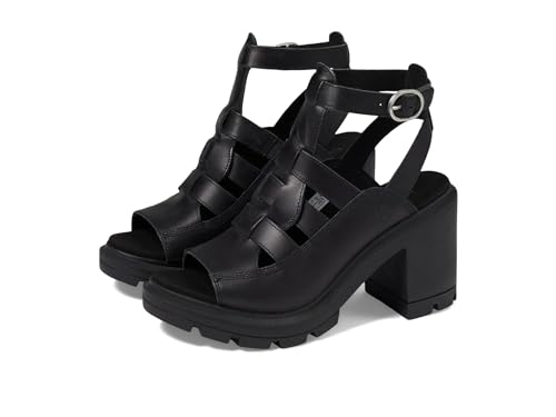 Timberland Fisherman Sandal, Donna, Blk Full Grain, 40 Eu