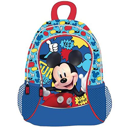 Disney Sac À Dos Mickey Nouvelle Génération 38X22X12Cm Garçon, Marine, Taille Unique