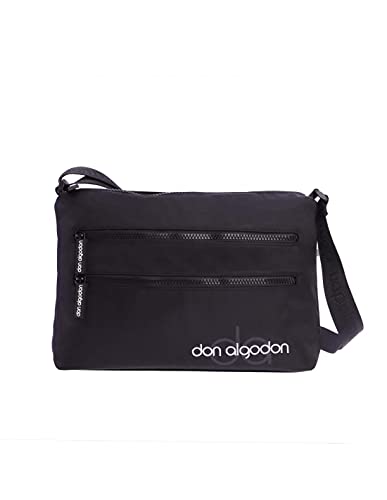 Don Algodon Donna Borsello-Borsa Borsetta Tracolla-Borse A Spalla-Rosso-Zita, Nero, 30 X 9.5 X 19 Cm