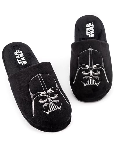 Star Wars Pantofole Da Uomo Darth Vader Scarpe Da Casa In Poliestere Lato Scuro 43-45 Eu