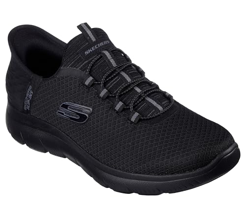 Skechers Summits High Range, Sneaker Uomo, Nero (Black Mesh Trim Black), 42 Eu