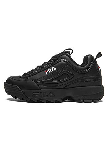 Fila Disruptor Wmn, Sneaker Donna, Black Black 302, 36 Eu