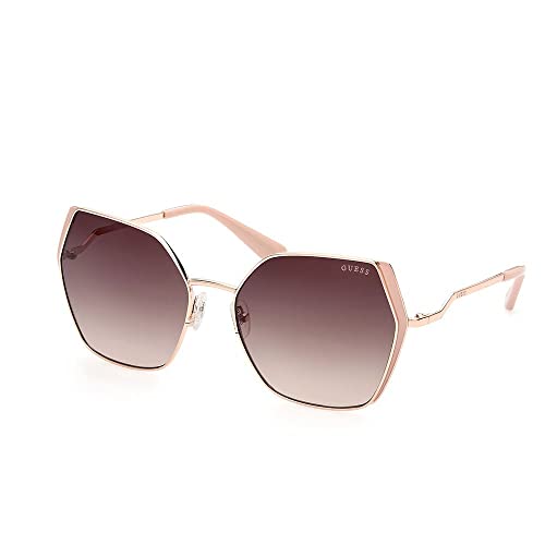 Guess Gu7843, Occhiali Donna, Shiny Rose Gold, 61