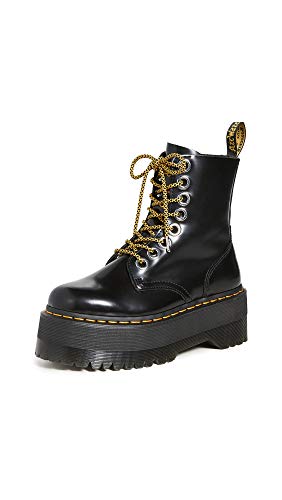 Dr Martens 8 Eye Boot, Anfibi Donna, Black, 40 Eu