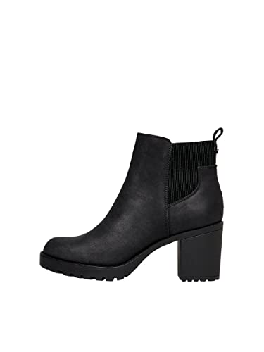 Only Onlbarbara Heeled Bootie Noos, Stivali Donna, Black, 38 Eu