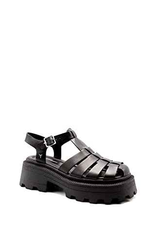 Windsor Smith Rare Blk Leather 40/Nero
