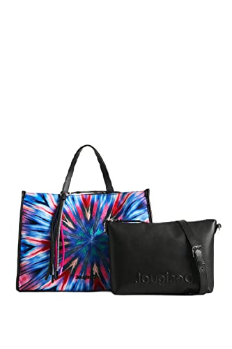 Desigual Borsa Donna Lavender Hanove 22Saxa40 Unica Blu
