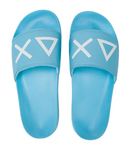 Sun68 Ciabatte Slippers Logo X35102 Turchese 42