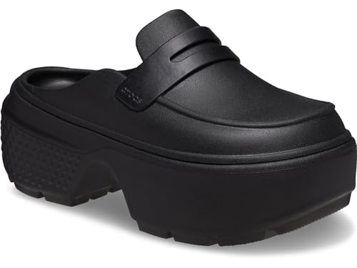 Crocs Stomp Mocassini Neri Da Donna - Eur 36-37