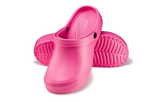 Estro Zoccoli Donna Estive Sabot - Ciabatte Gomma Sabot Donna Estivi Zoccoli Giardino Ciabatte Plastica F07 (39 Eu, Rosa)