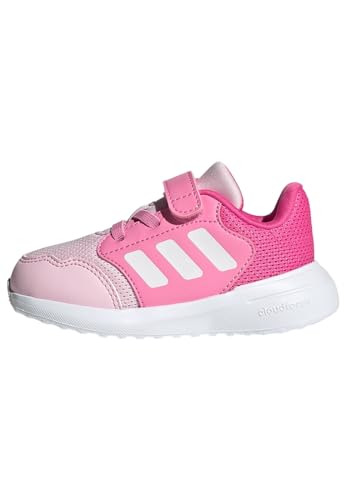 Adidas Tensaur Run 3.0 Shoes Infants, Scarpe Da Corsa, Clear Pink/Cloud White/Pulse Magenta, 26 Eu