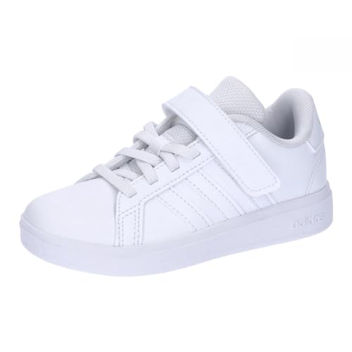 Adidas Grand Court 2.0 Shoes Children, Scarpe Da Tennis, Cloud White/Cloud White/Grey One, 29 Eu
