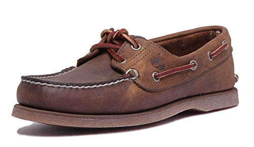 Timberland Scarpe Da Barca Classiche Da Uomo, Colore Marrone, Taglia 40, Gaucho Roughcut Liscio, 8 Uk Wide