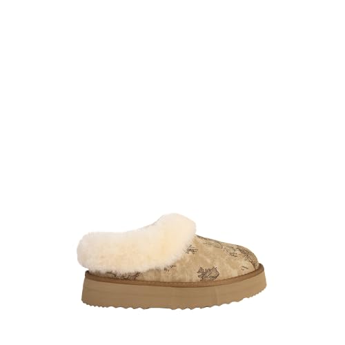 Alviero Martini Prima Classe Mini Stivaletto Con Pelliccia Naturale N. 39