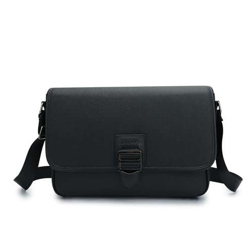 Carlheim Crossbody Bag, Cross-Wear Kai, Genuine Leather, Black