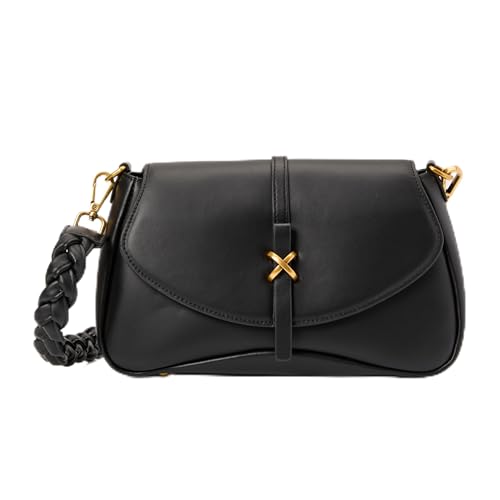 Mac Alyster Rabat Porte Epaule/Travers, Handbag Donna, Nero