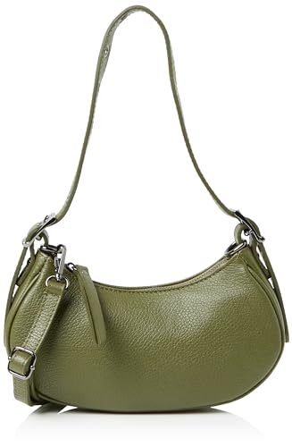 Faina Damen Handtasche, Borsetta Donna, Verde Militar