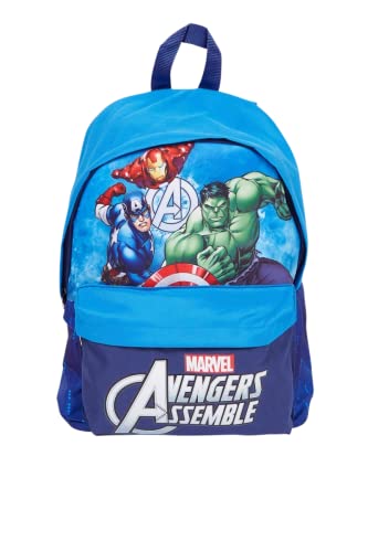 Disney Sac À Dos Avengers 40X30X15Cm Garçon, Bleu, Taille Unique