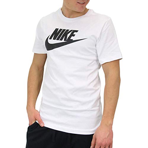 Nike Tee Icon Futura, Maglietta Uomo, Bianco (White/Black), S