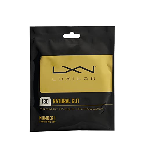 Wilson, Luxilon Bobina Di Corda Per Racchette Da Tennis Natural Gut 130, Diametro: 1,30 Mm Unisex-Adulto, Trasparente