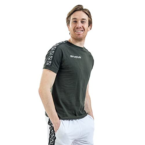 Givova T-Shirt Cotton Band Verde Militare