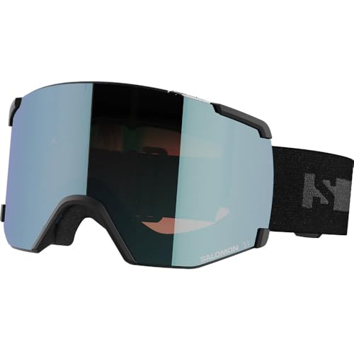 Salomon S/View, Occhiali Sci Snowboard Unisex: Campo Visivo Esteso, Acuità Visiva & Riduzione Dell'Abbagliamento, E Fine Della Condensa, Nero, Senza T