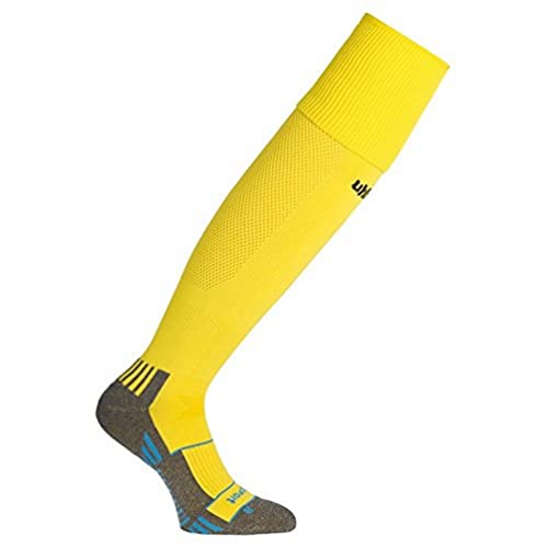 Uhlsport Bekleidung Teamsport Team Pro Player Calza, Unisex Adulto, Limonengelb, 33-36