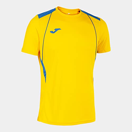 Joma Maglia A Manica Corta Uomo Championship Vii Giallo Blu Reale