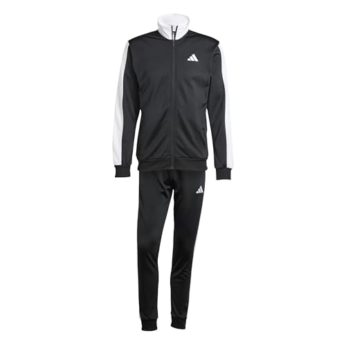 Adidas Uomo Sportswear Basic Tricot Colorblock Tracksuit, Black, S