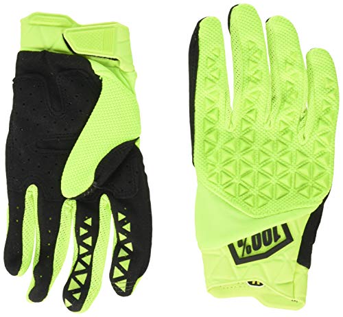 100% Airmatic, Guanti Uomo, Giallo Fluo/Nero, M