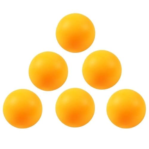 Kit Da Sei Palline Da Ping Pong Arancioni 6Pz