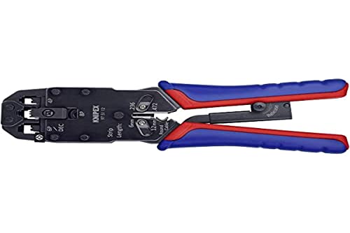 Knipex 97 51 12 97 51 12 D1 Pinza Crimpatrice Spina Modulare Rj10, Rj11, Rj12, Rj45