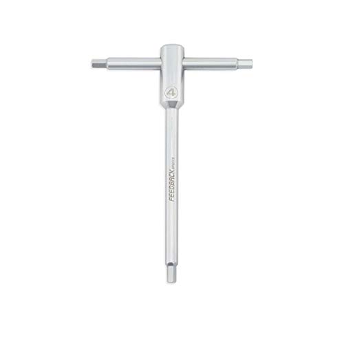 Feedback Sports Chiave Esagonale Con Manico A T Unisex, 4 Mm, Colore Unico