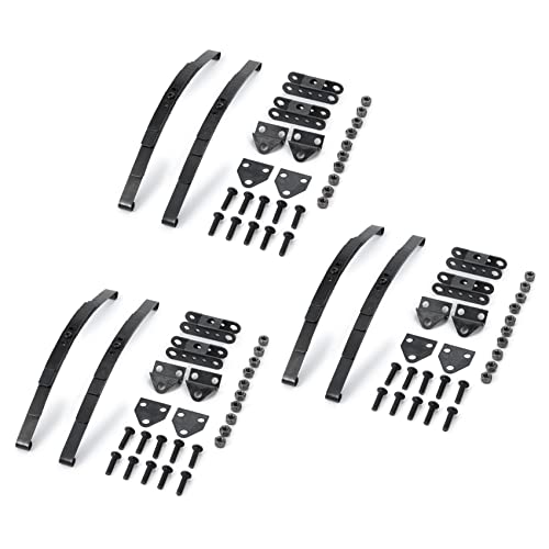 Daijianbin 3 Fogli Rigidi Per 1:10 Rc Rock Crawler D90 Assiale Scx10, Nero