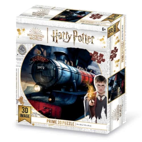 Grandi Giochi Harry Potter Treno Puzzle Lenticolare Orizzontale, Con 500 Pezzi Inclusi E Confezione Con Effetto 3D Pu103000