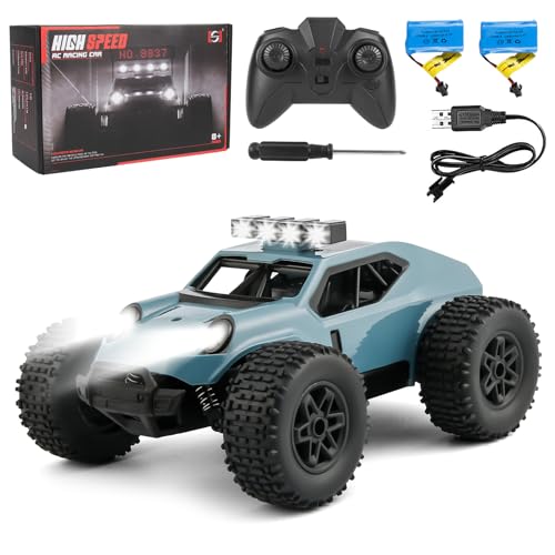 Comius Sharp Macchina Telecomandata,1/20 25Km/H Macchina Radiocomandata Ad Alta Velocità, Fuoristrada A Trazione Integrale Con Luci A Led, Regalo Per