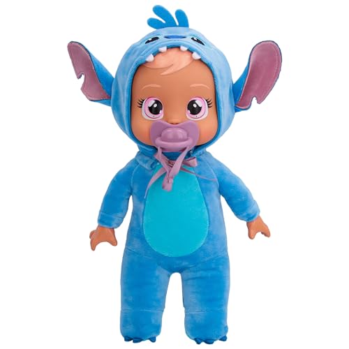 Cry Babies Tiny Cuddles Disney Stitch, Bambola Di Peluche Ispirata A Stitch Di Disney, Che Piange Lacrime Vere, Giocattolo Regalo Per Bambini E Bambin