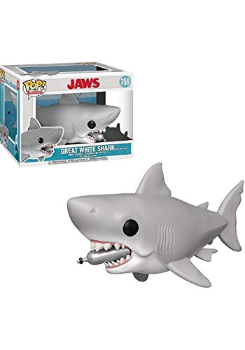 Funko Pop! Movies Jaws With Diving Tank 6" - Lo Squalo - Figura In Vinile Da Collezione - Idea Regalo - Merchandising Ufficiale - Giocattoli Per Bambi